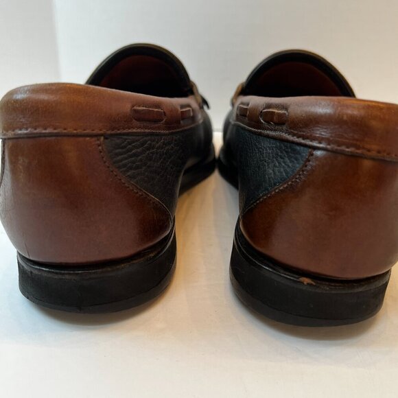 Allen‎ Edmonds Nashua Tassel Kiltie Leather Loafers Black Brown Shoes Mens 9.5 D main image 11